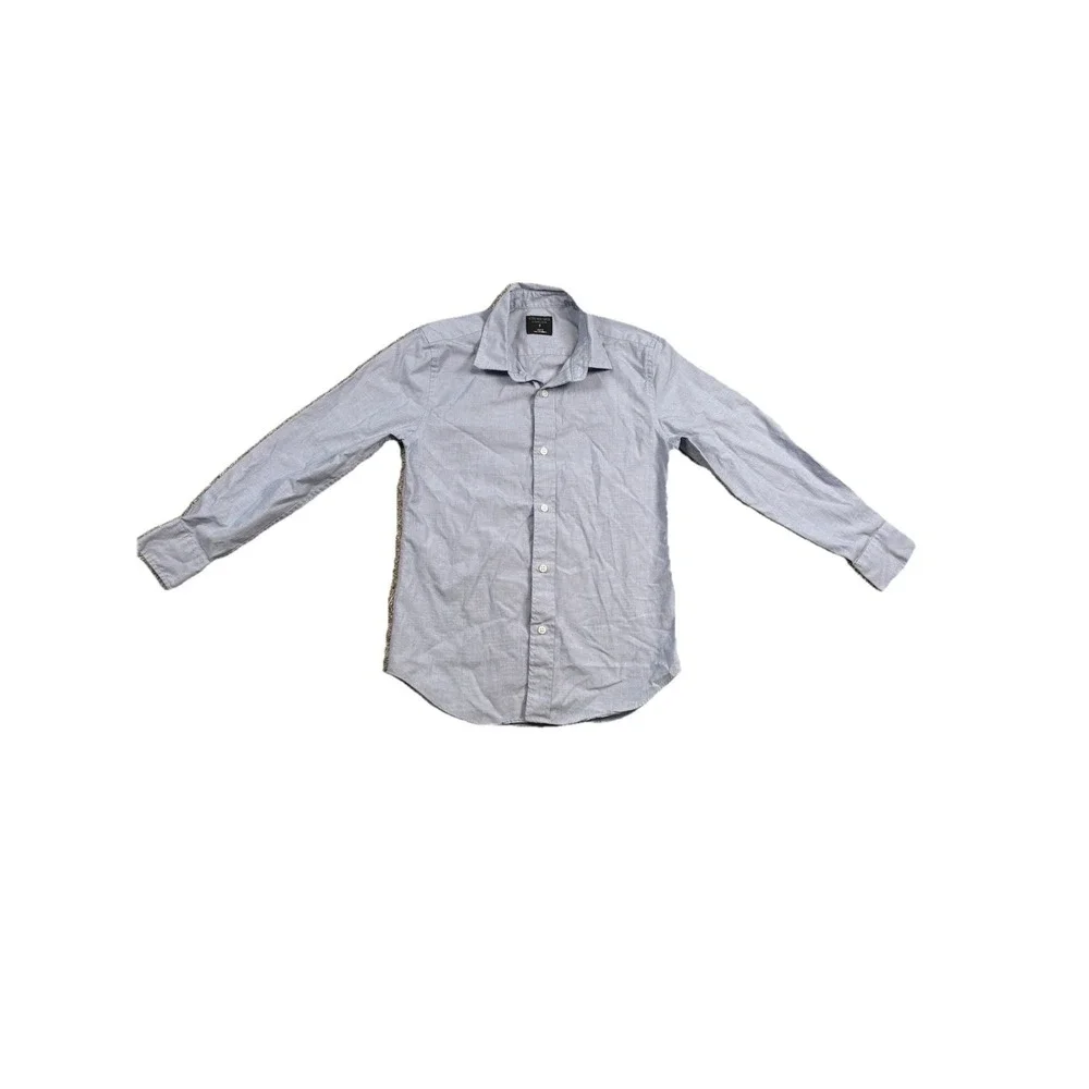Crewcuts Ludlow J Crew Dress Shirt Size 10 Boy Button Up Long Sleeve Micro Check